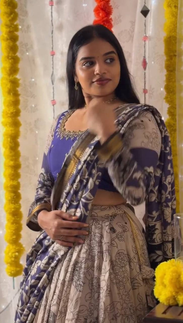 Casual Kalamkari Lehenga Choli