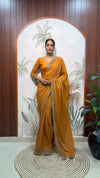 Moss Silk Ready-To-Wear Butterfly Saree