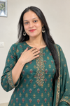 Roshni Kalamkari Printed Mul Mul Cotton Gopi Dress