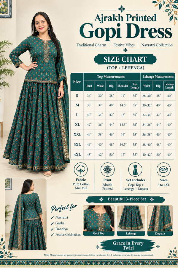 Roshni Kalamkari Printed Mul Mul Cotton Gopi Dress