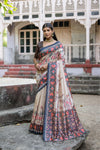 Isha Tussar Silk and Patola Print Saree