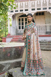 Isha Tussar Silk and Patola Print Saree