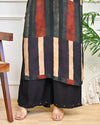 Mahira Mocha Stripes Bohemian Kurta Set
