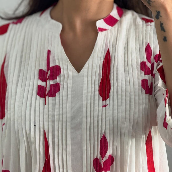 Preeti Hand Printed Kurta Set