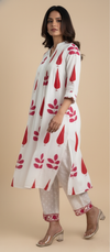 Preeti Hand Printed Kurta Set