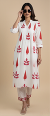 Preeti Hand Printed Kurta Set