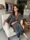 Meera Ajrakh Printed Kurti Palazzo Set