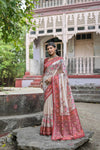 Isha Tussar Silk and Patola Print Saree