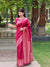 Kalamkari Weaving Banglori Raw Silk Saree