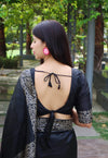 Kalamkari Weaving Banglori Raw Silk Saree