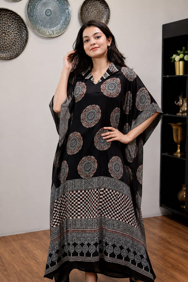 Ankita Ajrakh Printed Kaftan Dress
