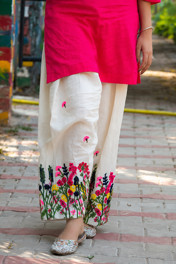 Diya Cotton Embroidered Co-ords Set
