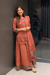 Komal Cotton Short Kurta Palazzo Pant Set