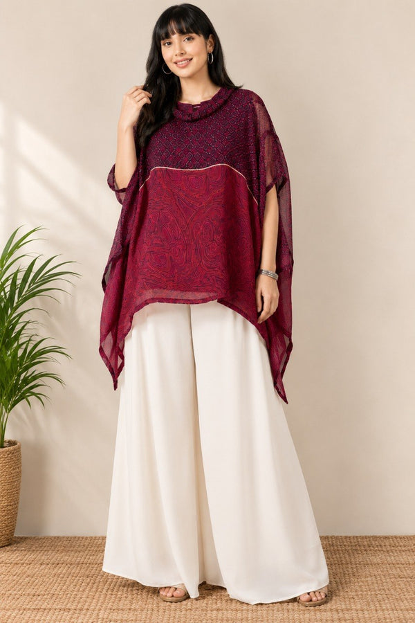 Kaira Premium Printed Kaftan Top