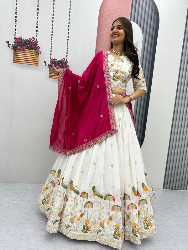 Heavy Embroidery Festival Lehenga Choli