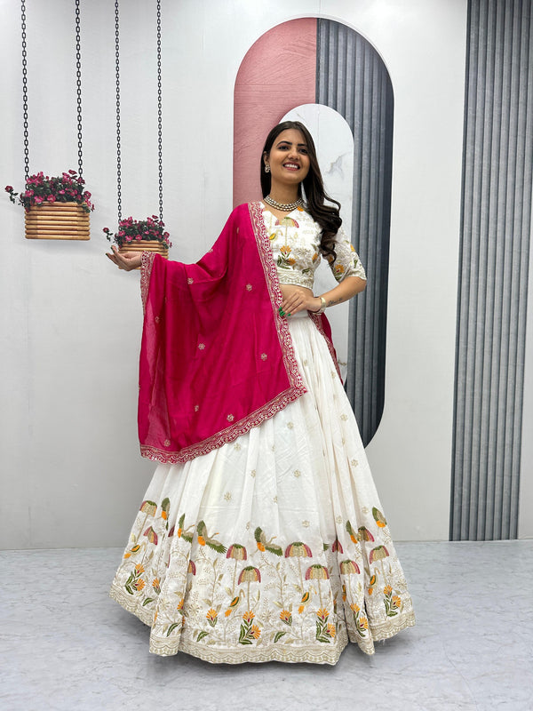 Heavy Embroidery Festival Lehenga Choli