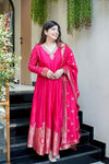 Banarasi Anarkali Kurti Set