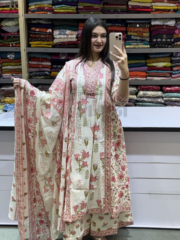 GULAB Pure Taj Cotton Suit Set