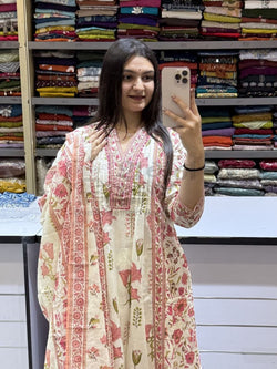 GULAB Pure Taj Cotton Suit Set