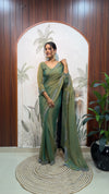 Moss Silk Ready-To-Wear Butterfly Saree