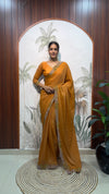Moss Silk Ready-To-Wear Butterfly Saree