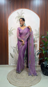 Moss Silk Ready-To-Wear Butterfly Saree