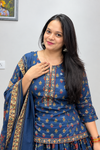 Khushi Ajrakh Printed Mul Mul Cotton Gopi Dress