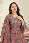 Simran Ajrakh Printed Mul Mul Cotton Gopi Dress