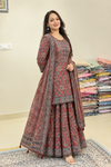Simran Ajrakh Printed Mul Mul Cotton Gopi Dress