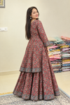 Simran Ajrakh Printed Mul Mul Cotton Gopi Dress