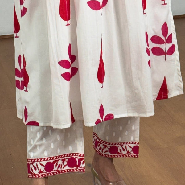 Preeti Hand Printed Kurta Set
