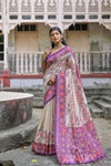 Isha Tussar Silk and Patola Print Saree
