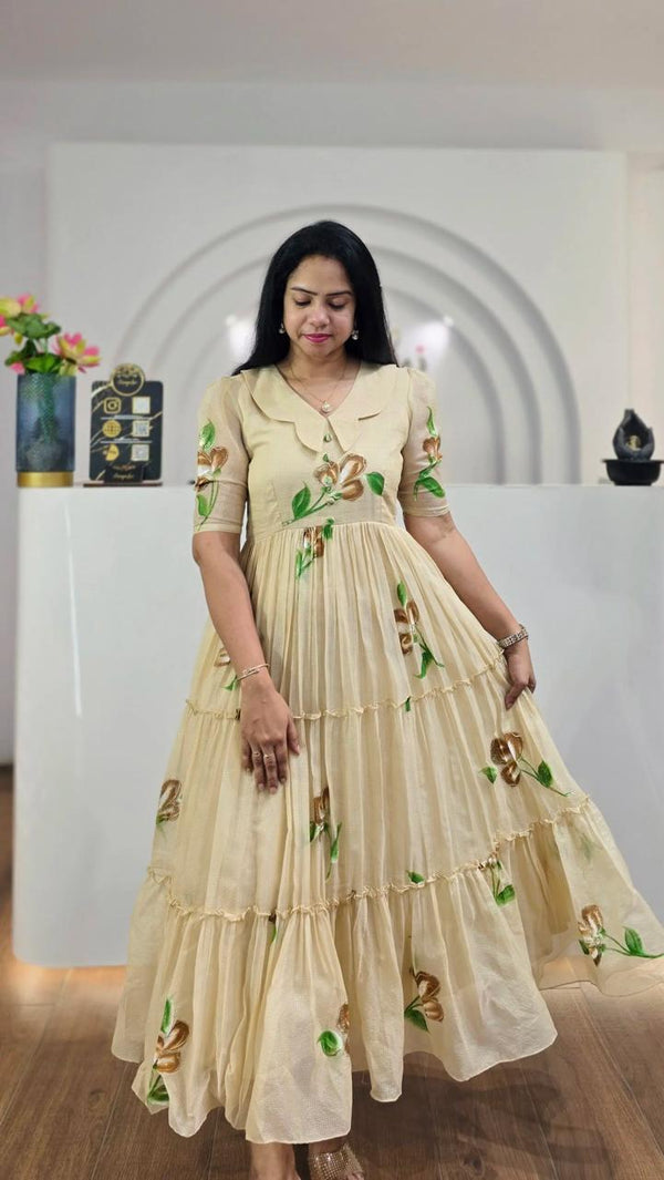 Ellie  Printed Beautiful Maxi Dress