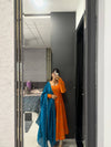 Orange Bloom Suit Set
