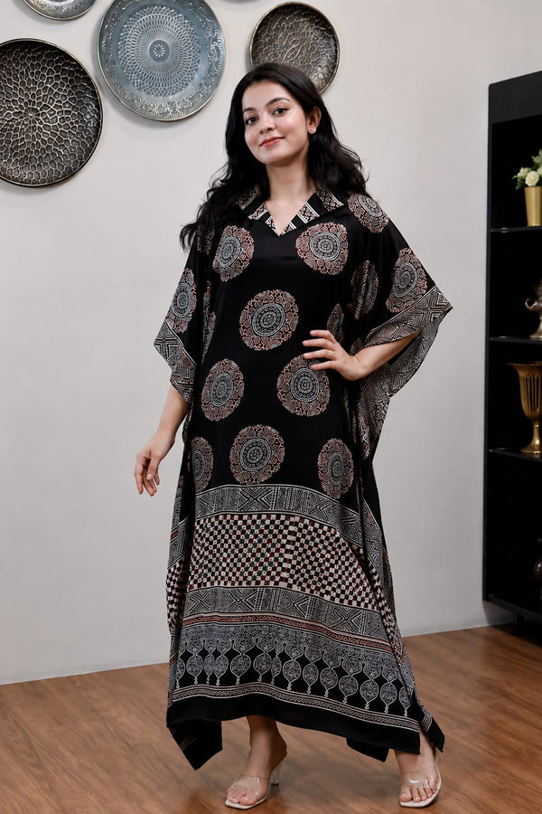Ankita Ajrakh Printed Kaftan Dress