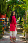 Diya Cotton Embroidered Co-ords Set