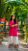 Diya Cotton Embroidered Co-ords Set