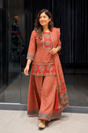 Komal Cotton Short Kurta Palazzo Pant Set