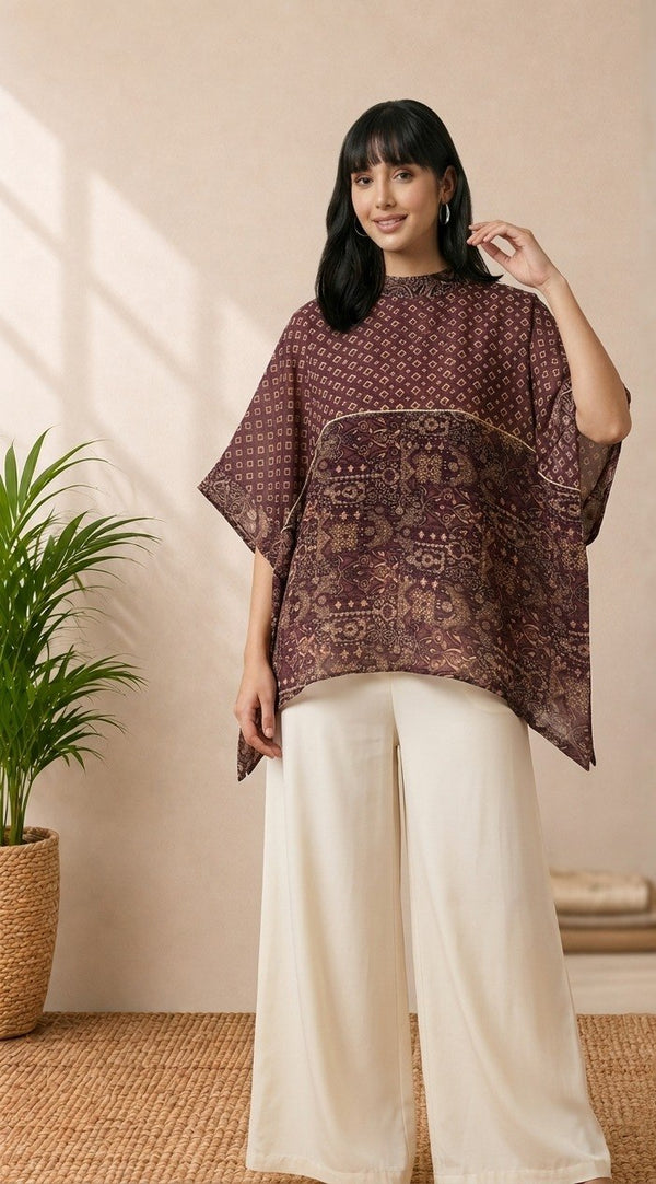 Kaira Premium Printed Kaftan Top
