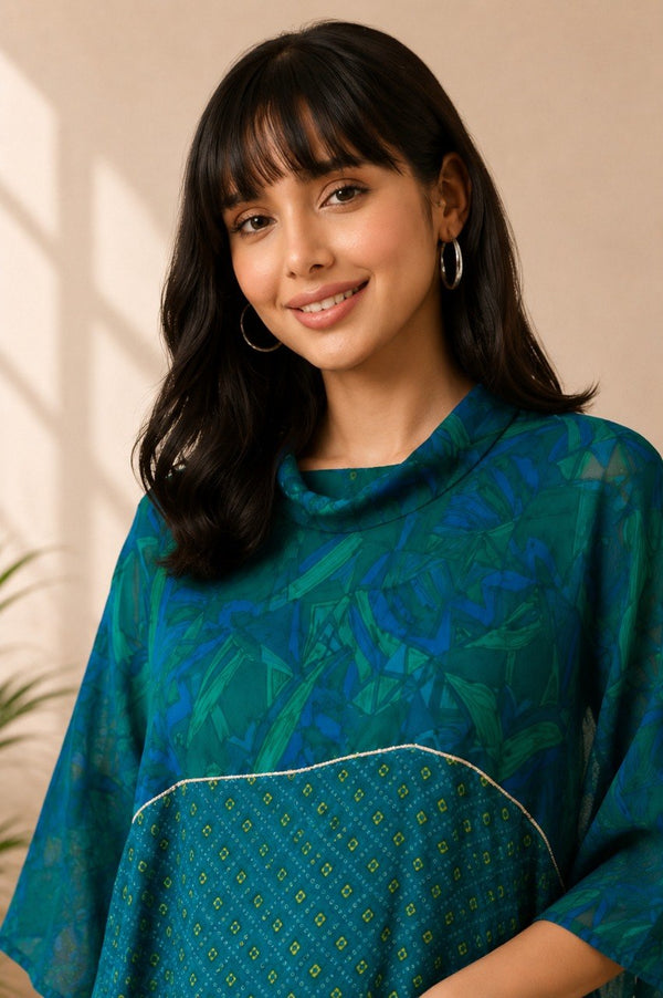 Kaira Premium Printed Kaftan Top