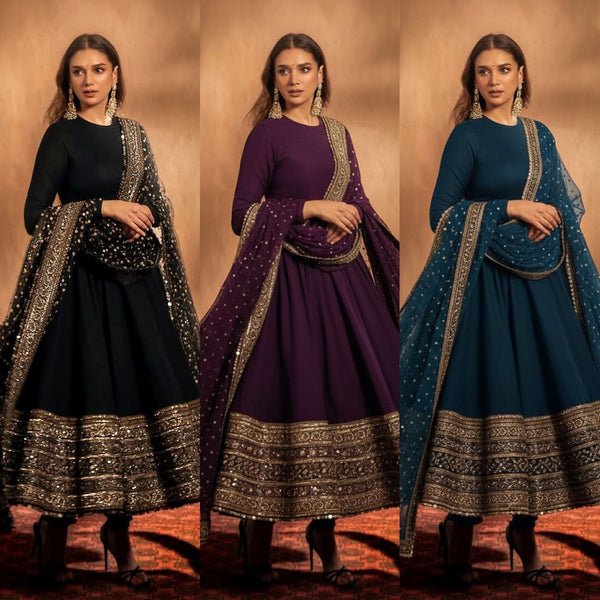 Heavy Embroidery Kurti Set