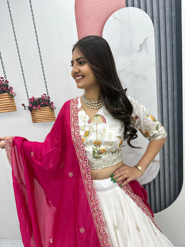 Heavy Embroidery Festival Lehenga Choli