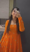 Orange Bloom Suit Set