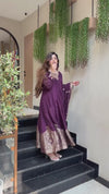 Banarasi Anarkali Kurti Set